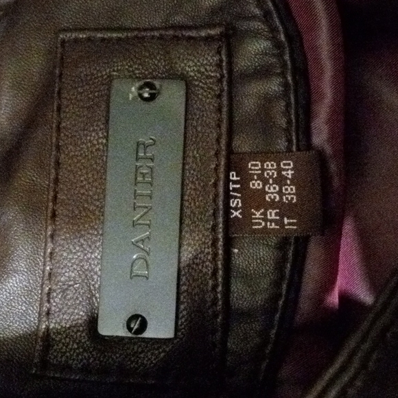 Danier Moto Jacket Size XS - Picture 10 of 13